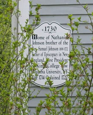 Home of Nathaniel Johnson Marker. Click for full size. Home of Nathaniel Johnson Marker image. Click for full size.