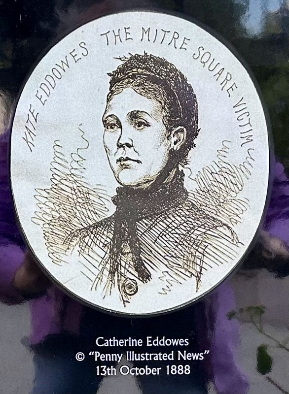 Marker illustration: Catherine Eddowes image. Click for full size.