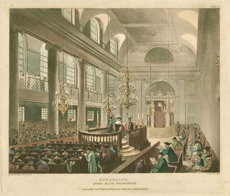 Synagogue, Dukes Place, Houndsditch image. Click for full size.