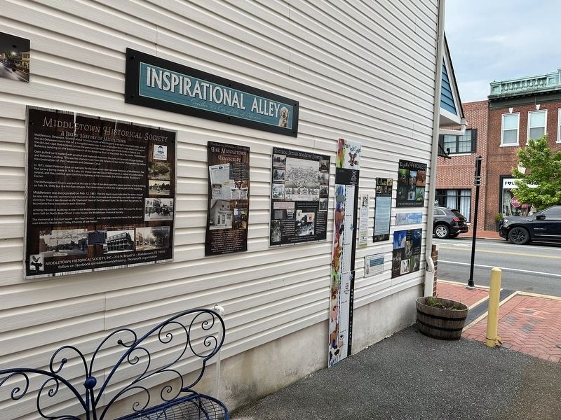Historical Pictures from Around Downtown Marker - wide view image. Click for full size.