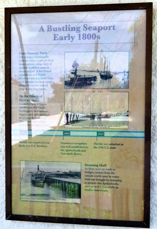 A Bustling Seaport Marker image. Click for full size.