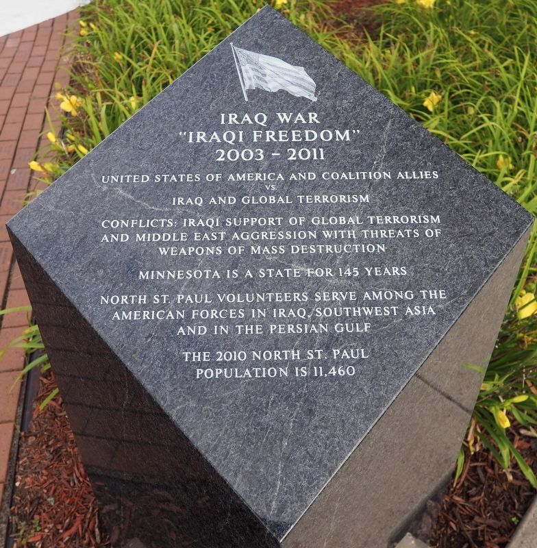 Iraq War Marker. Click for full size. Iraq War Marker image. Click for full size.