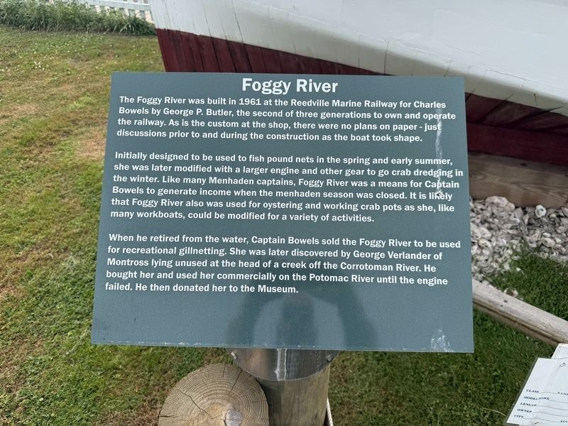 Foggy River Marker image. Click for full size.