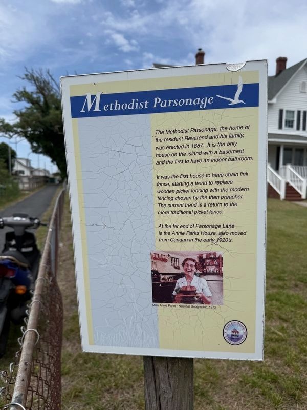 Methodist Parsonage Marker image. Click for full size.
