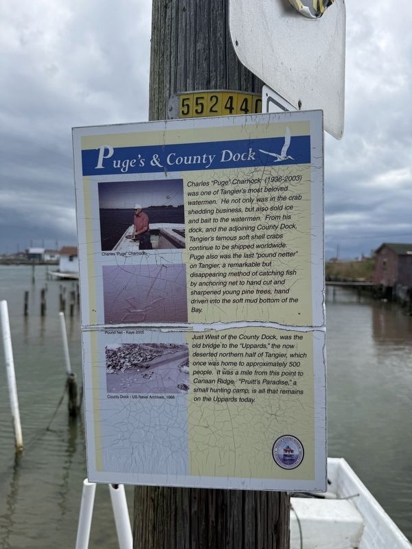 Puge's & County Dock Marker. Click for full size. Puge's & County Dock Marker image. Click for full size.