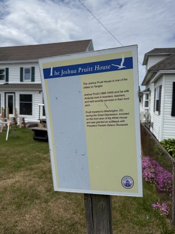The Joshua Pruitt House Marker image. Click for full size.