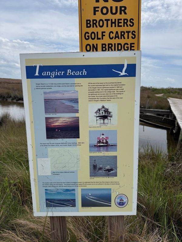 Tangier Beach Marker image. Click for full size.