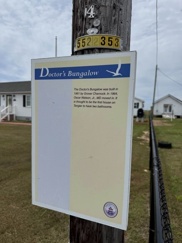 Doctor's Bungalow Marker. Click for full size. Doctor's Bungalow Marker image. Click for full size.