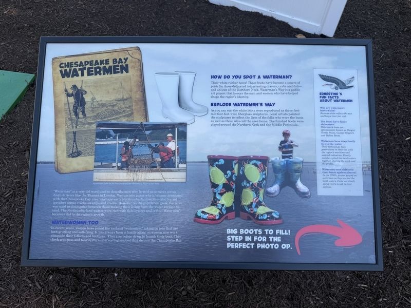 Chesapeake Bay Watermen Marker. Click for full size. Chesapeake Bay Watermen Marker image. Click for full size.