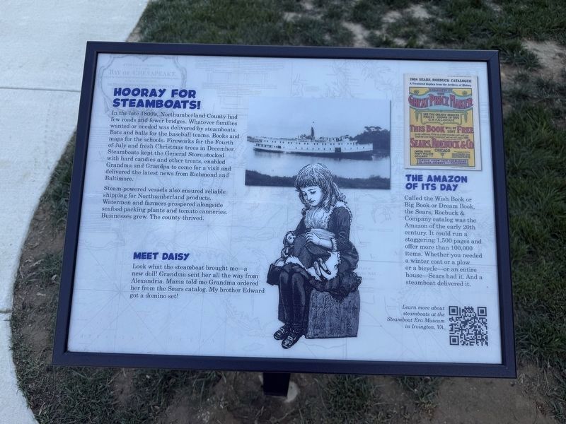 Hooray for Steamboats! / Meet Daisy / The Amazon of Its Day Marker image. Click for full size.