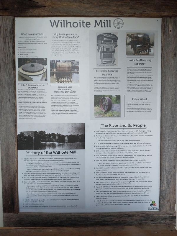 Wilhoite Mill. Click for full size. Wilhoite Mill image. Click for full size.
