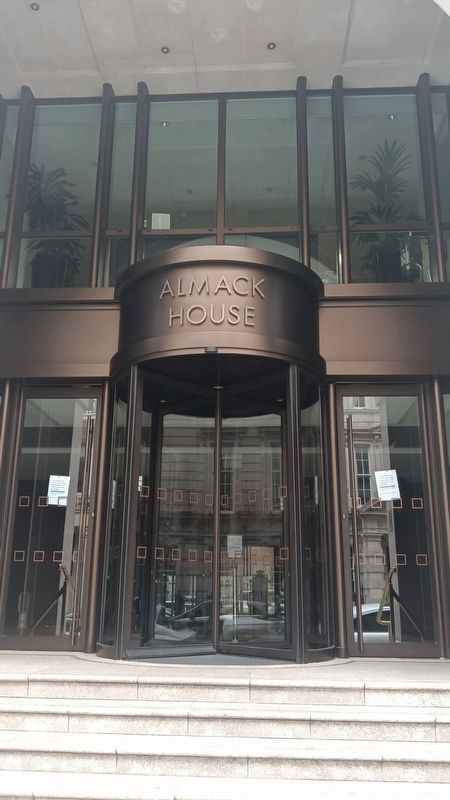 Almack House entrance. Click for full size. Almack House entrance image. Click for full size.