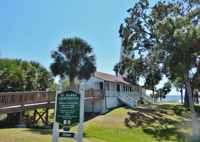 St. Marks Lighthouse (<i>northwest elevation</i>). Click for full size. St. Marks Lighthouse (<i>northwest elevation</i>) image. Click for full size.