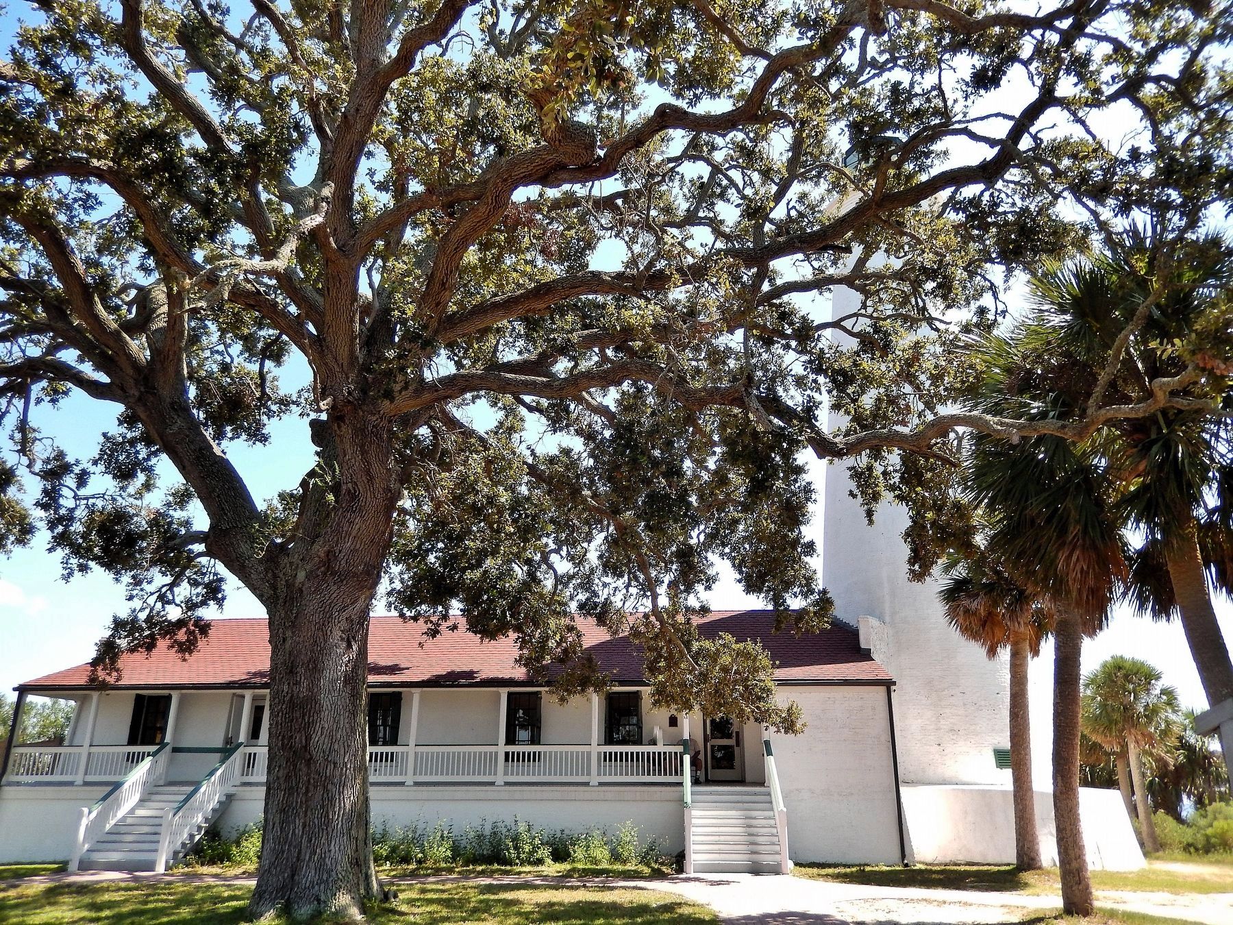 St. Marks Lighthouse (<i>west elevation</i>). Click for full size. St. Marks Lighthouse (<i>west elevation</i>) image. Click for full size.