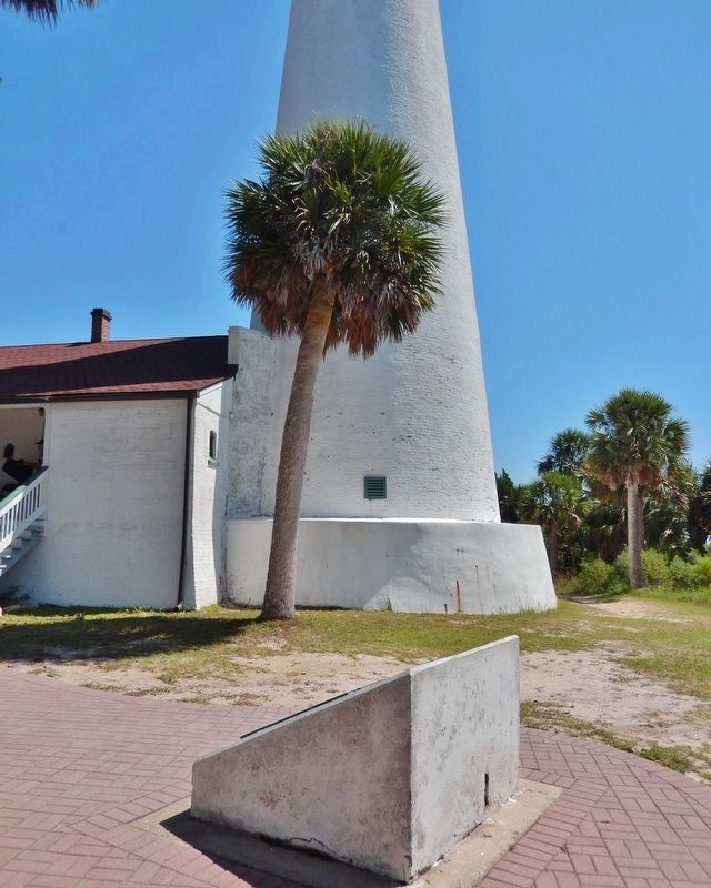 St. Marks Lighthouse Marker image. Click for full size.