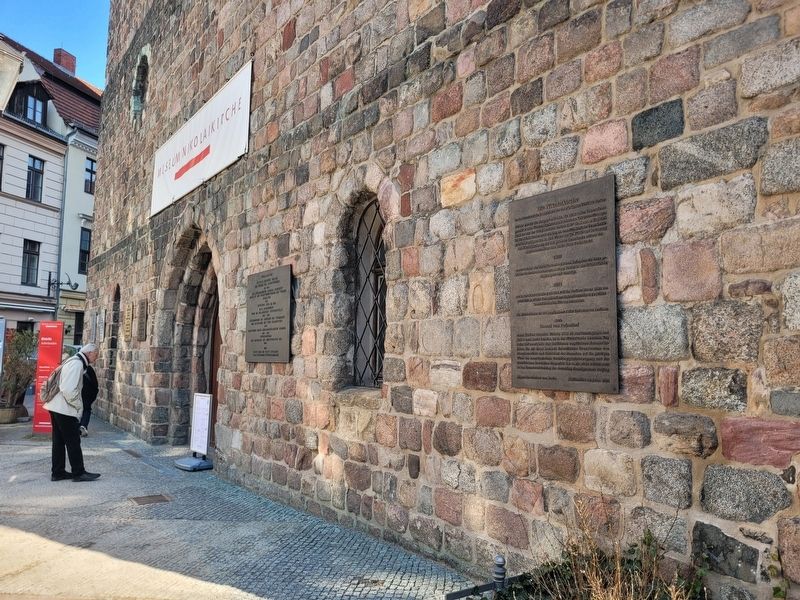 Nikolaikirche / St. Nicholas Church Marker image. Click for full size.