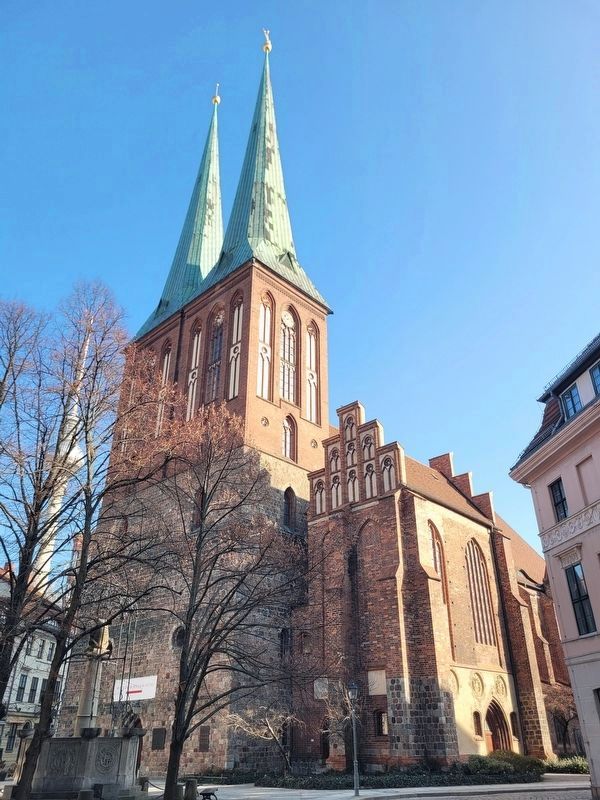Nikolaikirche / St. Nicholas Church Marker image. Click for full size.