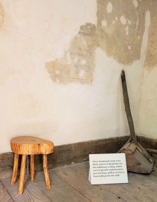 Milk House interior. Click for full size. Milk House interior image. Click for full size.