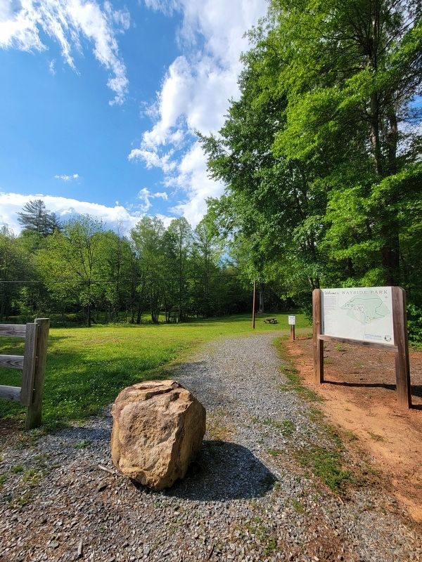 Welcome to Wayside Park Marker image. Click for full size.