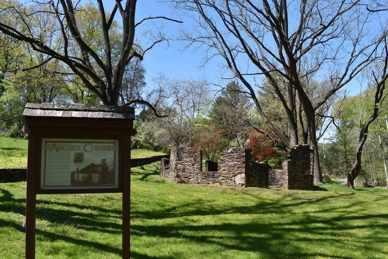 Church Ruins with Marker image. Click for full size.