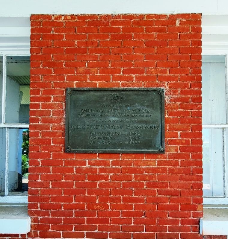 The County Seats of Pittsylvania Marker. Click for full size. The County Seats of Pittsylvania Marker image. Click for full size.