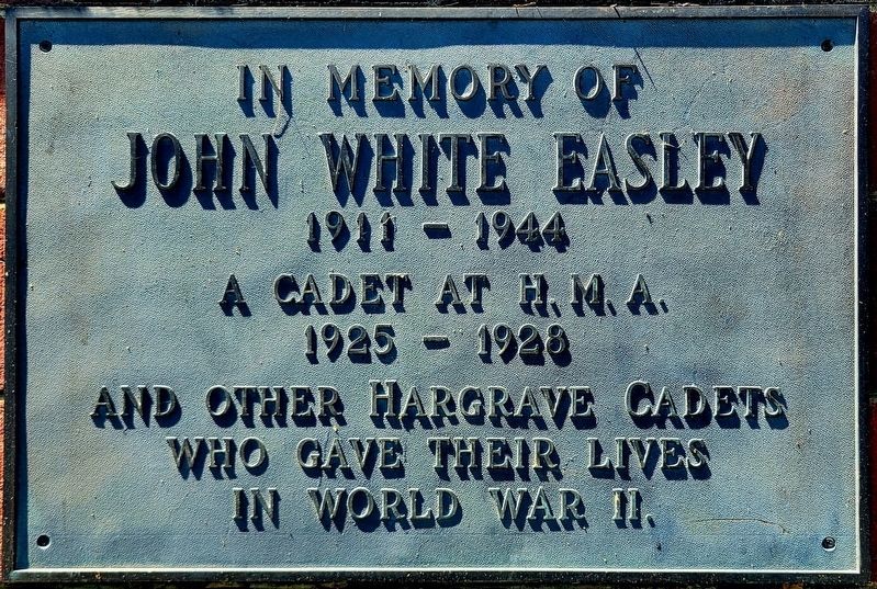 Hargrave World War II Memorial image. Click for full size.