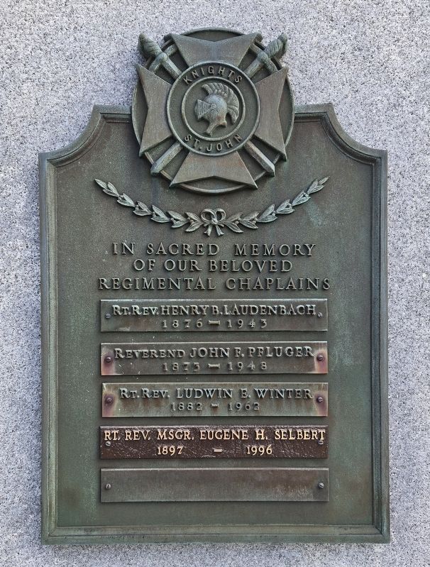 Knights of St. John Memorial. Click for full size. Knights of St. John Memorial image. Click for full size.