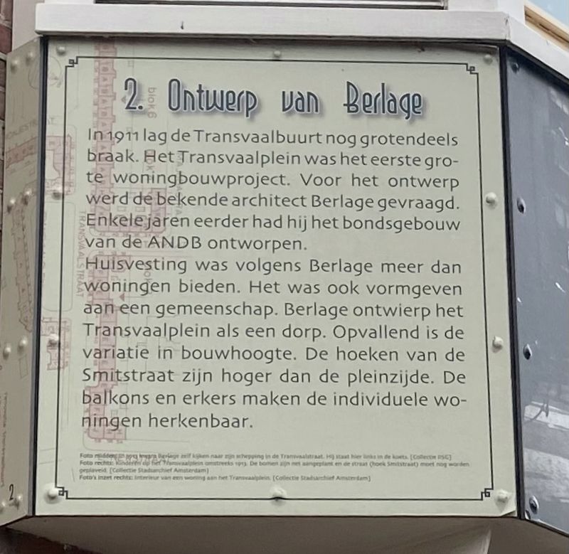 2. Ontwerp van Berlage / Design by Berlage Marker image. Click for full size.