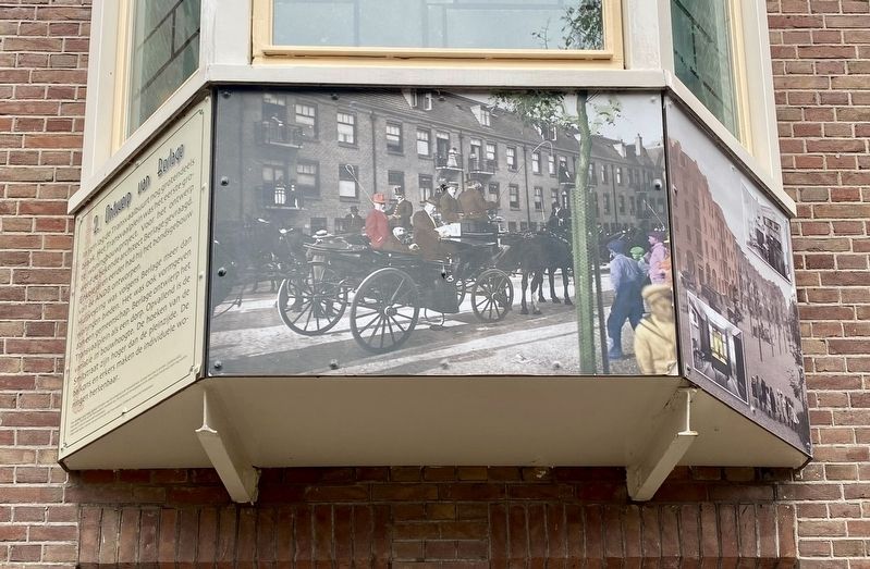 Berlage (in red) on Transvaalstraat (photo next to marker) image. Click for full size.
