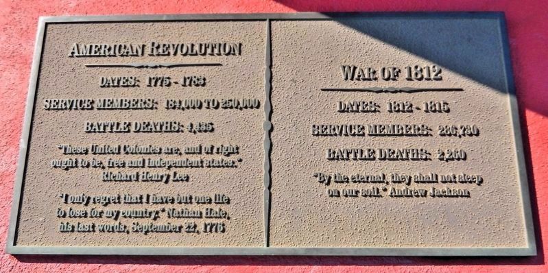 American Revolution & War of 1812 image. Click for full size.