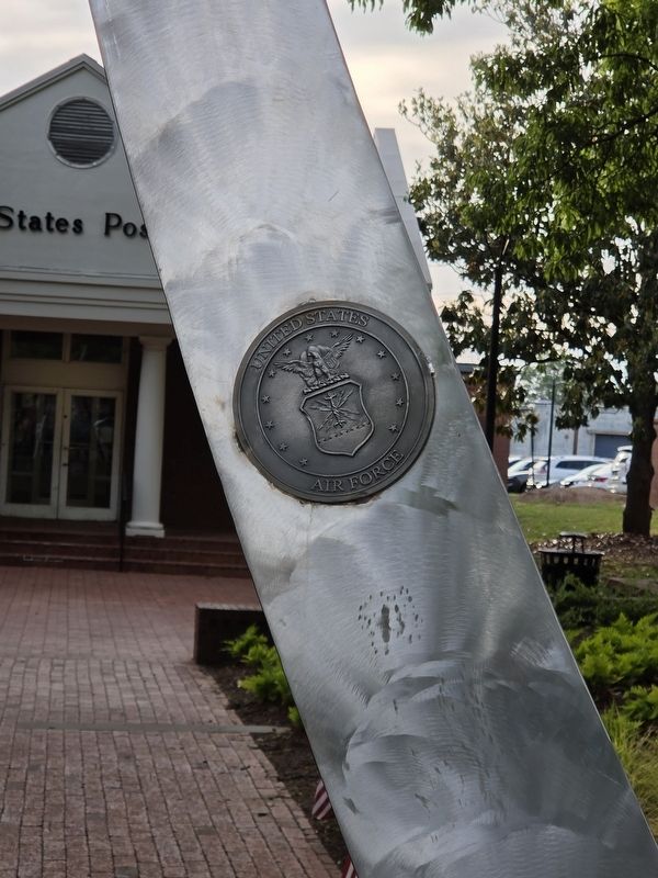 Air Force Emblem on the Davidson Veterans Monument. Click for full size. Air Force Emblem on the Davidson Veterans Monument image. Click for full size.