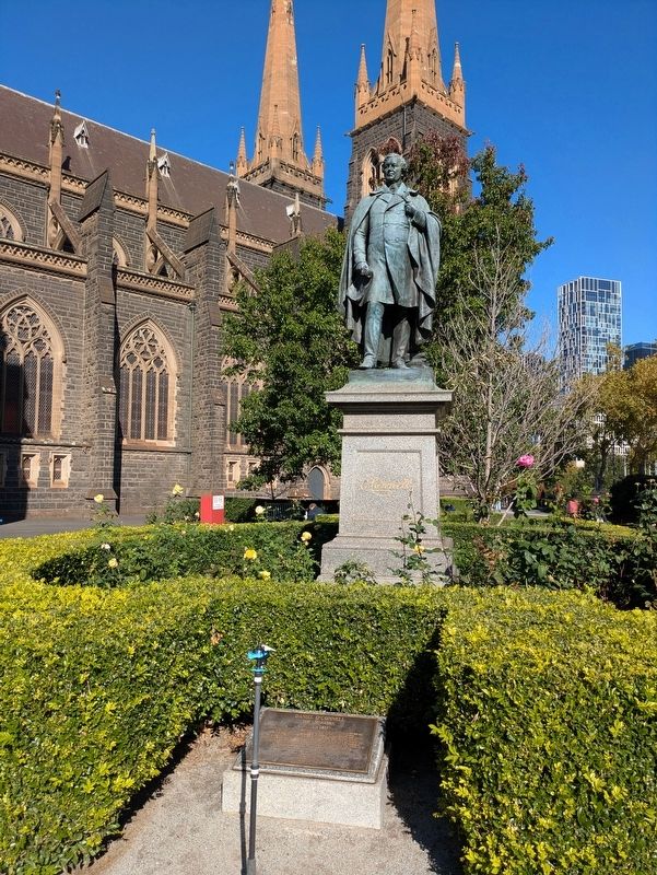 Daniel O'Connell Marker in front of Statue. Click for full size. Daniel O'Connell Marker in front of Statue image. Click for full size.