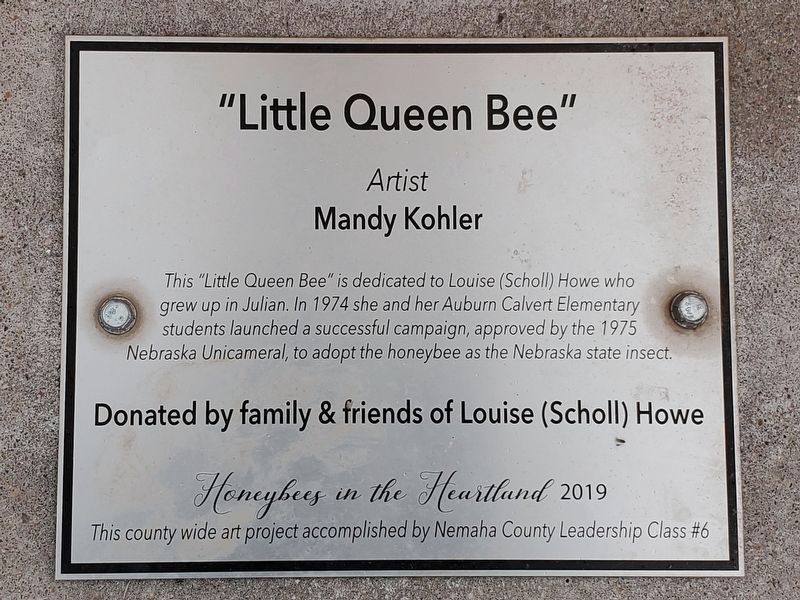 "Little Queen Bee" Marker image. Click for full size.