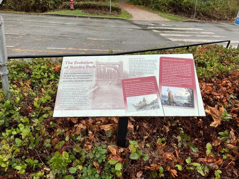 The Evolution of Stanley Park Marker. Click for full size. The Evolution of Stanley Park Marker image. Click for full size.