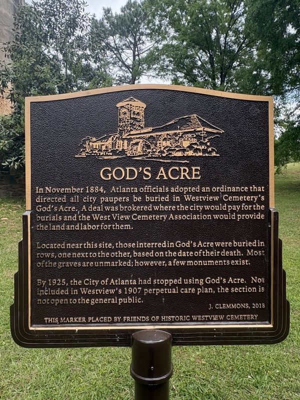 God's Acre Marker image. Click for full size.