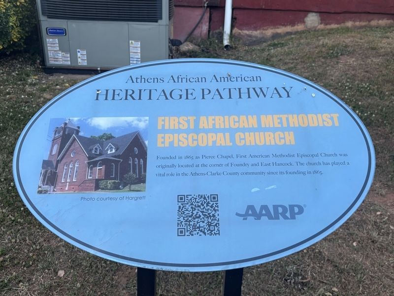First African Methodist Episcopal Church Marker. Click for full size. First African Methodist Episcopal Church Marker image. Click for full size.