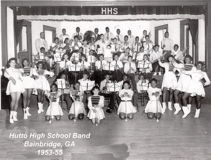 Hutto High School first band (formed in 1953). Click for full size. Hutto High School first band (formed in 1953) image. Click for full size.