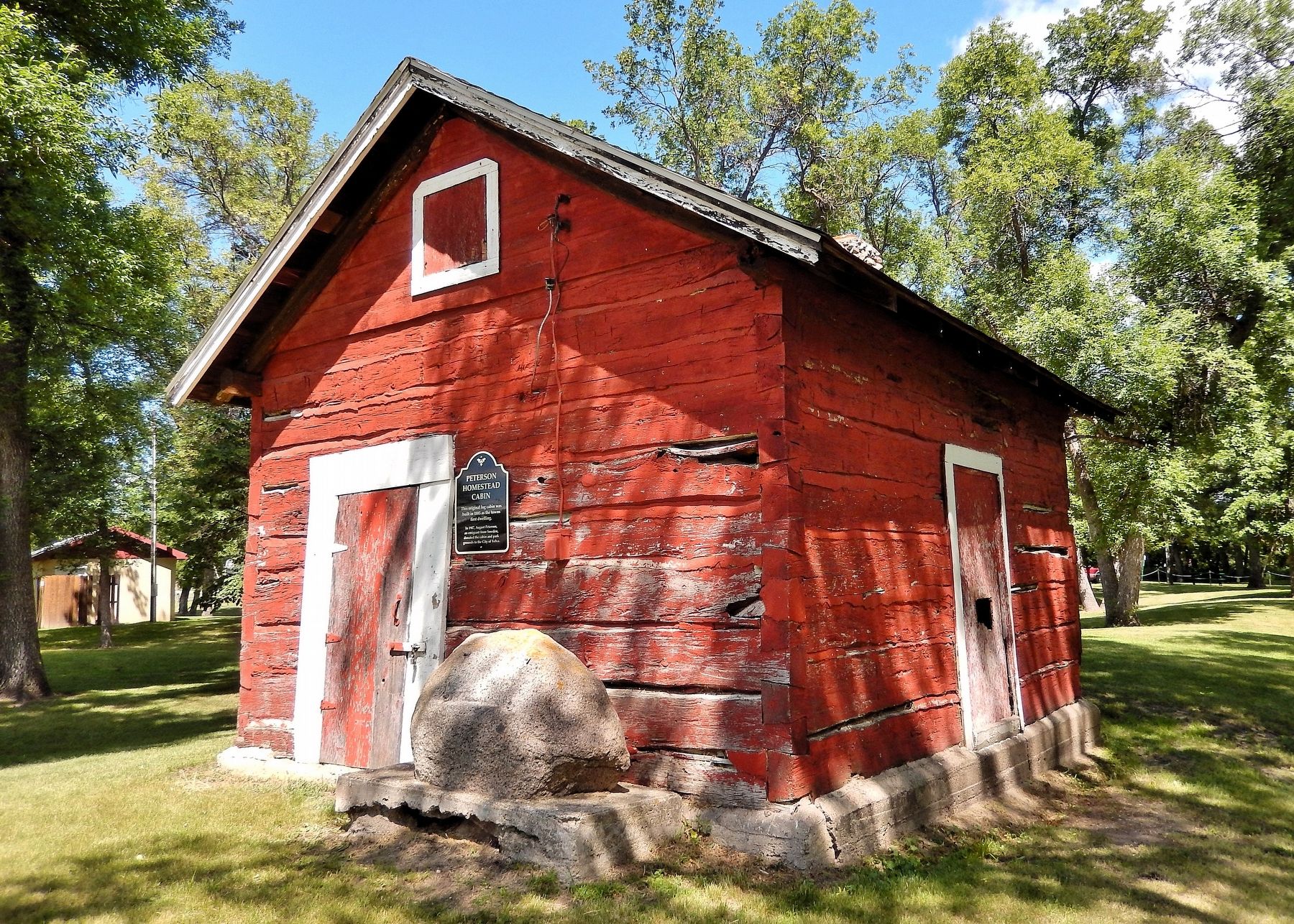 Peterson Homestead Cabin. Click for full size. Peterson Homestead Cabin image. Click for full size.