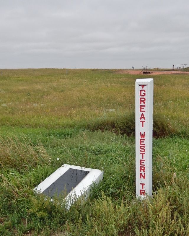 Great Western Trail Marker. Click for full size. Great Western Trail Marker image. Click for full size.