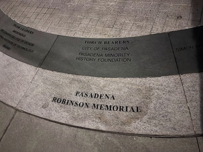 Pasadena Robinson Memorial. Click for full size. Pasadena Robinson Memorial image. Click for full size.