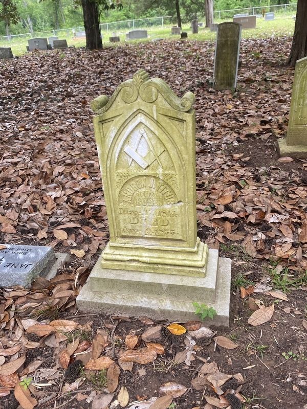Andrew Jackson Titus Grave Marker. Click for full size. Andrew Jackson Titus Grave Marker image. Click for full size.