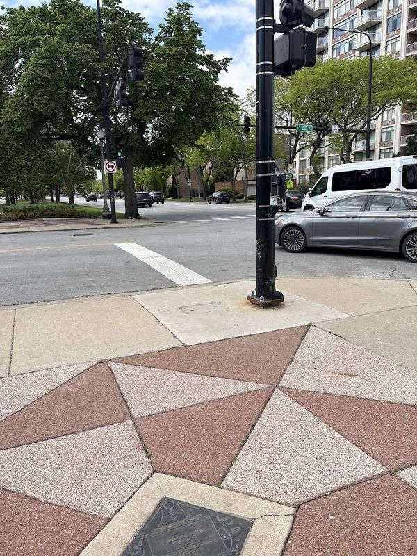 Corneal Davis Marker in the MLK Drive median at 31st Street image. Click for full size.