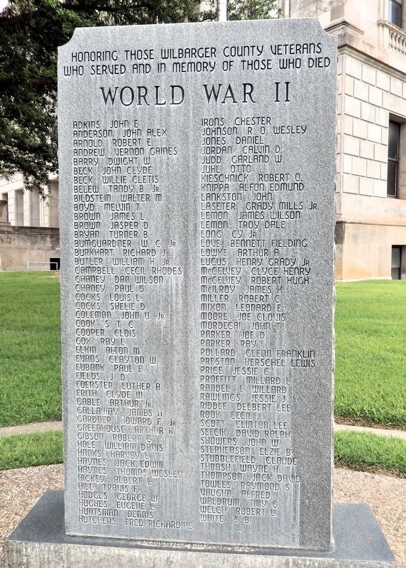 Wilbarger County Veterans Memorial. Click for full size. Wilbarger County Veterans Memorial image. Click for full size.