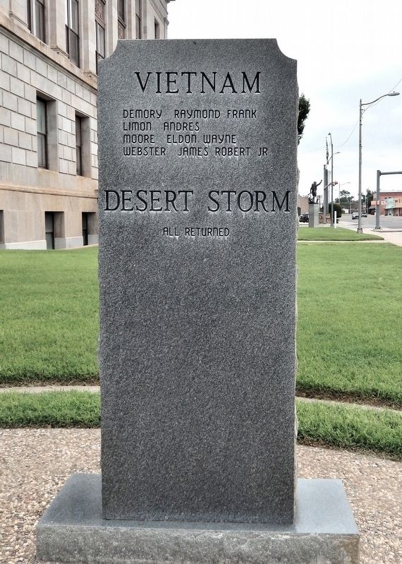Wilbarger County Veterans Memorial. Click for full size. Wilbarger County Veterans Memorial image. Click for full size.