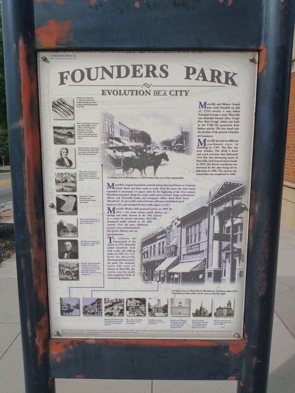 Founders Park Marker image. Click for full size.