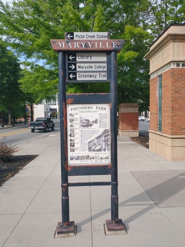 Founders Park Marker image. Click for full size.