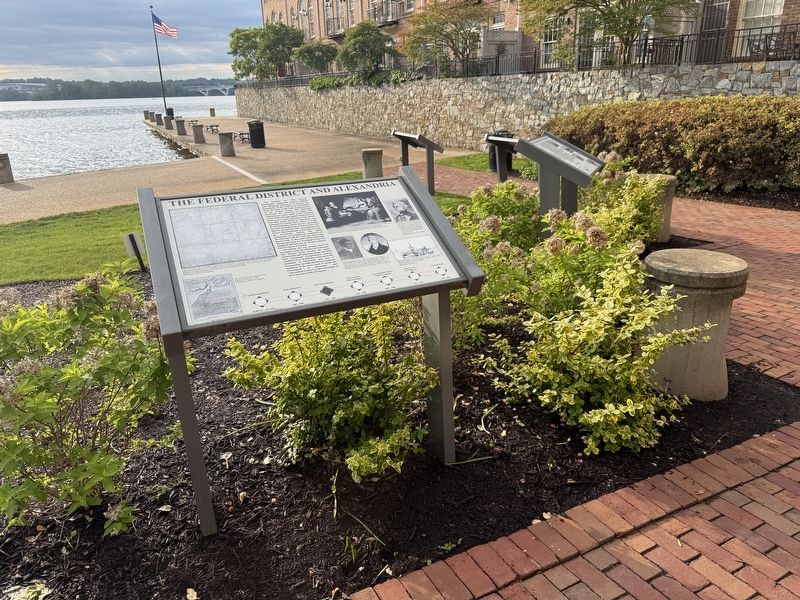 The Federal District and Alexandria Marker image. Click for full size.