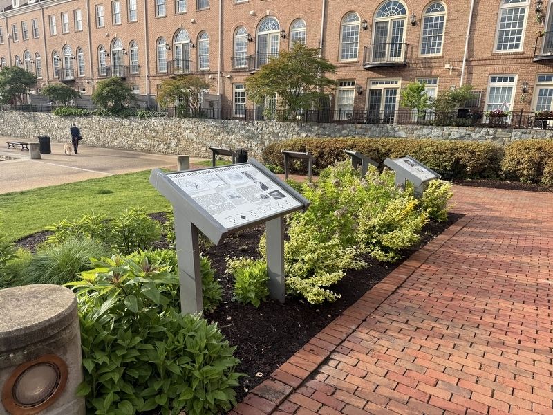 Early Alexandria and Keith's Wharf Marker image. Click for full size.