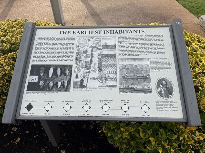 The Earliest Inhabitants Marker image. Click for full size.