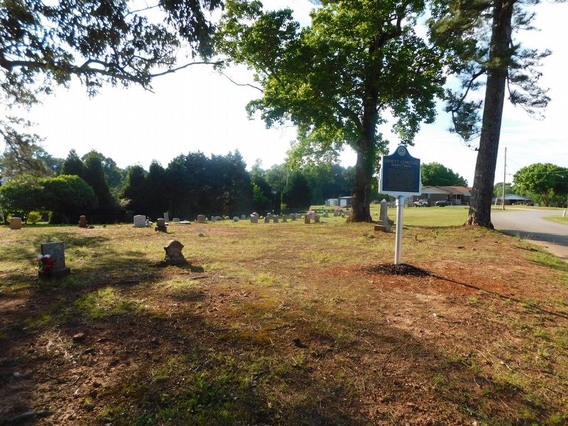 Arnett Cemetery and Marker image. Click for full size.